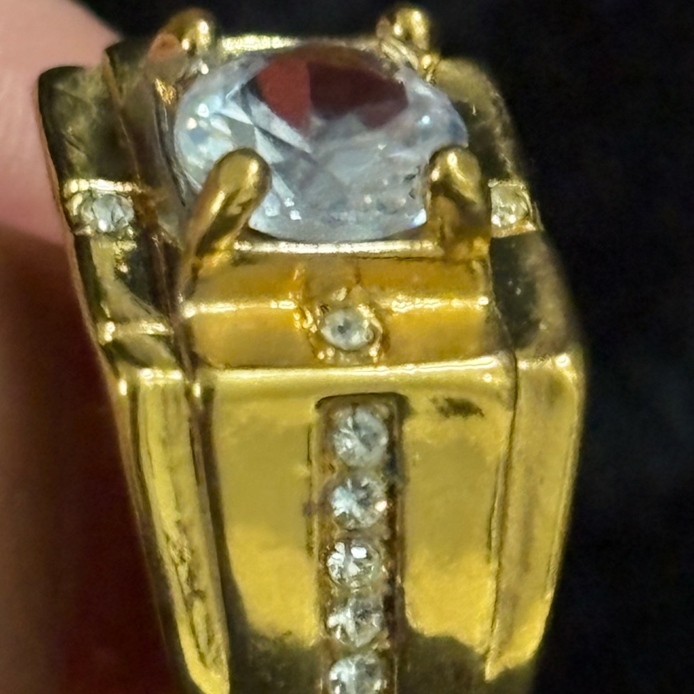 GOLD PLATED/
RING- VINTAGE STYLE - Picture 8 of 16